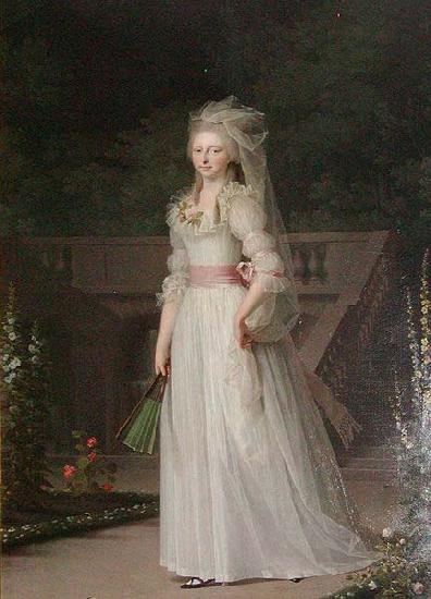 Jens Juel Portrait of Prinsesse Louise Auguste of Denmark oil painting image